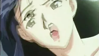 Bondage hentai with gagging gets fingered ass and wetpussy fucked, anime