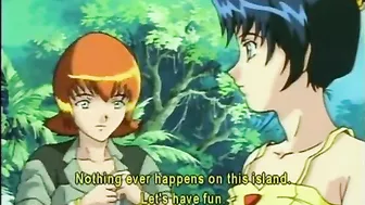 Bondage hentai with gagging gets fingered ass and wetpussy fucked, anime