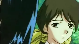 Bondage hentai with gagging gets fingered ass and wetpussy fucked, anime