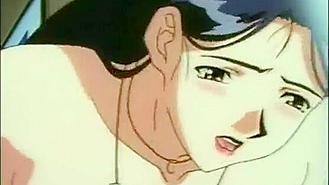 Bondage hentai with gagging gets fingered ass and wetpussy fucked, anime