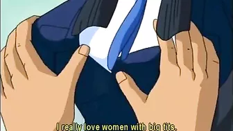 Bondage hentai bigboobs policewoman gets sucking her pink pussy, anime - Watch now!