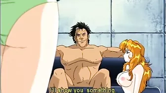 Bondage hentai bigboobs policewoman gets sucking her pink pussy, anime - Watch now!