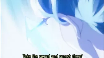 Swordwoman's Hard Fight Against Monsters in Anime