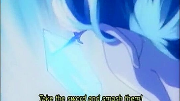 Swordwoman's Hard Fight Against Monsters in Anime