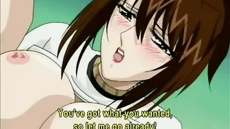 Bondage hentai with big tits gets shoved hands into her wet pussy and anal, anime, bondage, hentai, big tits, shoved, hands