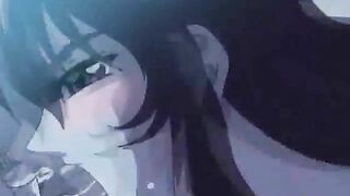 Hentai Sucks Big Cock and Swallows Cum - Anime Porn