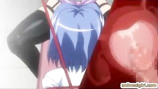 Bondage hentai coeds threesome hot fucking - Anime, bondage, hentai, coeds, threesome, tied