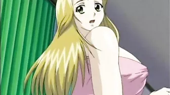 Hentai Caught by Tentacles and Squeezed Her Big Boobs - Anime Porn Video