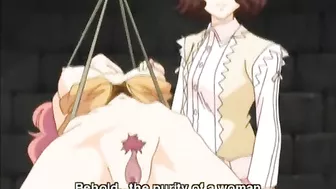 Tied Up Hentai Gets Shoved Dildo Into Her WetPussy - Anime Bondage