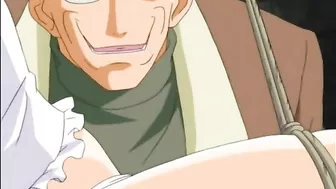 Tied Up Hentai Gets Shoved Dildo Into Her WetPussy - Anime Bondage