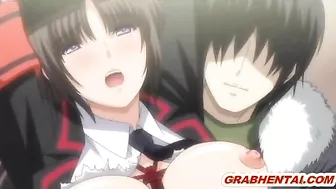 Bondage hentai coed with big boobs gets hot ass fucked in the train - Anime Bondage Hentai