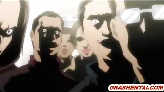 Bondage hentai coed with big boobs gets hot ass fucked in the train - Anime Bondage Hentai