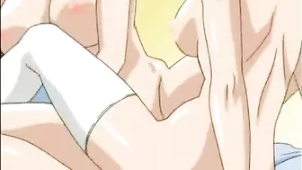 Bondage hentai gets vacuum her bigboobs and clitoris