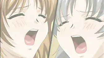 Bondage hentai gets vacuum her bigboobs and clitoris