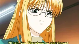 Bondage hentai gets vacuum her bigboobs and clitoris