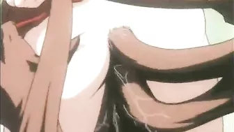 Girl gets fucked in every hole by monster in hentai sex