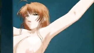 Captive Big Boobs Gets Dildoed and Fucked Wet Pussy in Anime Hentai