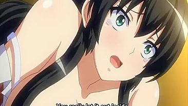 Bigboobs hentai coed schoolgirl wetpussy poking and creampie, anime