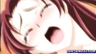 Busty hentai threesome - Hot fucking and cumshots with anime babes