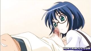 Busty hentai threesome - Hot fucking and cumshots with anime babes