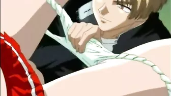 Hentai porn - Schoolgirl's pink pussy licked and hard fucked