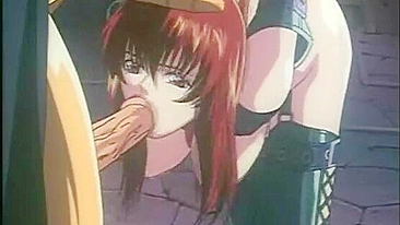 Hentai Porn Video - Chained Oral Sex and Facial Cumshot with Anime Bondage