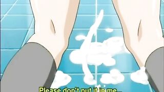 Watching Hentai Porn - Coed Spreads Legs and Gets Fucked while Rope Bound