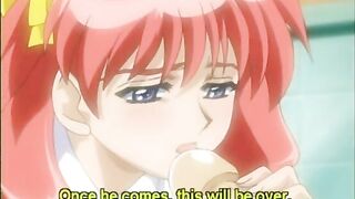 Watching Hentai Porn - Coed Spreads Legs and Gets Fucked while Rope Bound