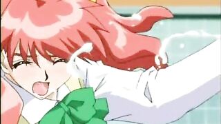Watching Hentai Porn - Coed Spreads Legs and Gets Fucked while Rope Bound
