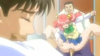 Watching Hentai Porn - Coed Spreads Legs and Gets Fucked while Rope Bound