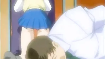 Watching Hentai Porn - Coed Spreads Legs and Gets Fucked while Rope Bound