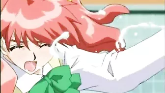 Watching Hentai Porn - Coed Spreads Legs and Gets Fucked while Rope Bound