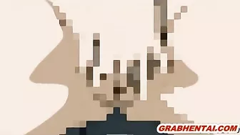 Hard Fucked Threesome of Japanese Hentai Porn - Anime and Manga Style