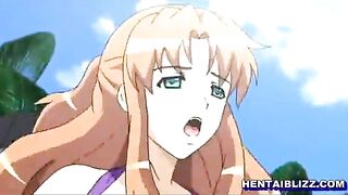 Big Boobs Hentai Porn - Hot Fucked on the Beach