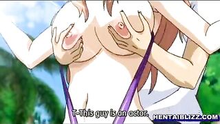 Big Boobs Hentai Porn - Hot Fucked on the Beach