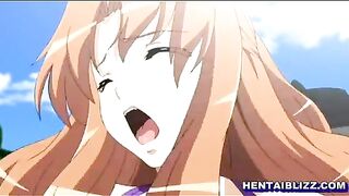 Big Boobs Hentai Porn - Hot Fucked on the Beach