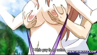 Big Boobs Hentai Porn - Hot Fucked on the Beach