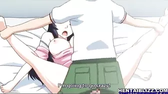 Busty hentai gets squeezed her big tits and hot wet pussy fucked, Anime