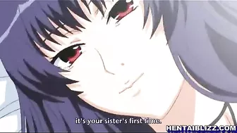 Busty hentai gets squeezed her big tits and hot wet pussy fucked, Anime