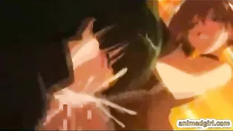 Shemale hentai gets sucked off by her bigcock and swallows cum, transgender,  hentai,  anime,  bigcock