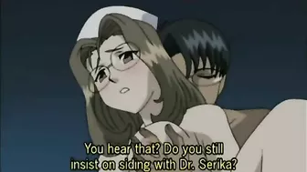 Naughty Nurse Foursome Fucked by Doctor in Hentai Porn