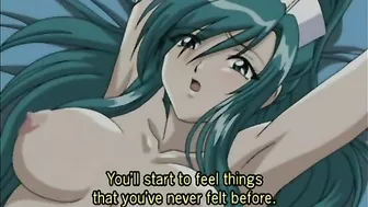 Bondage Nurse Inserted with Speculum in Pussy - Hentai Anime