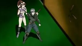 Hentai Mouth Fucked and Pussy Licked by Bandits