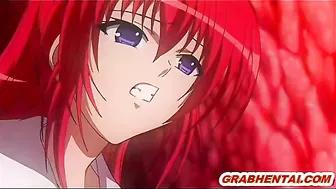 Roped hentai coeds get squeezed and bound for maximum pleasure