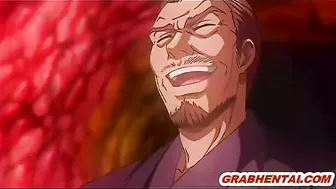 Roped hentai coeds get squeezed and bound for maximum pleasure