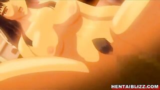 Japanese Hentai Tittyfucking and Swallowing Cum - Anime