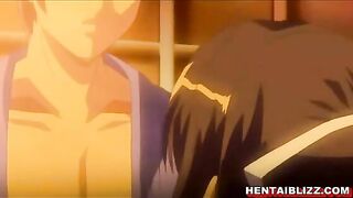 Japanese Hentai Tittyfucking and Swallowing Cum - Anime