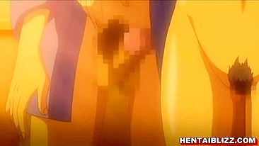 Japanese Hentai Tittyfucking and Swallowing Cum - Anime