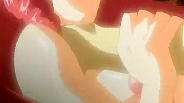 Hentai Porn Video - Redhead Big Boobs Poked in the Forest