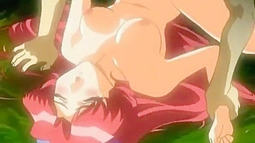 Hentai Porn Video - Redhead Big Boobs Poked in the Forest